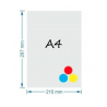 Impressão sulf. A4 (75G) - Colorido