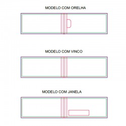 Capa carnê c/ 500un