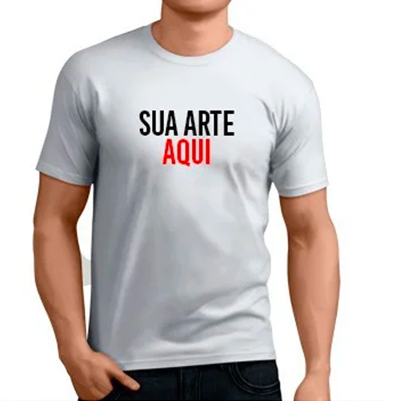 Camiseta branca personalizada