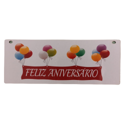 Placa mdf 26x10cm