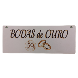 Placa mdf 26x10cm