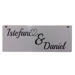 Placa mdf 26x10cm