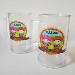 Caneca acrílica